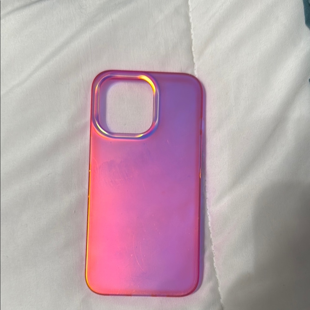 Iridescent Pink Phone Case